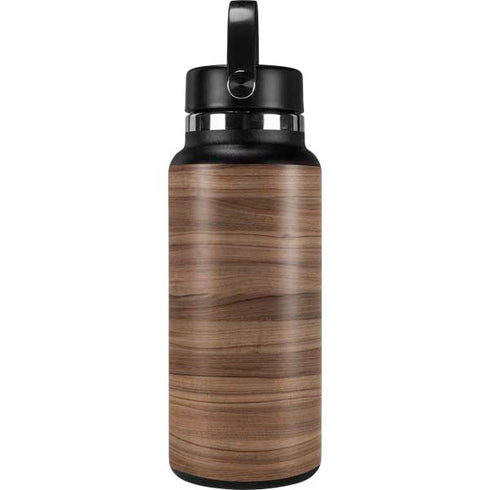 Natural Walnut Wood Hydro Flask 32oz Wide Mouth Skin